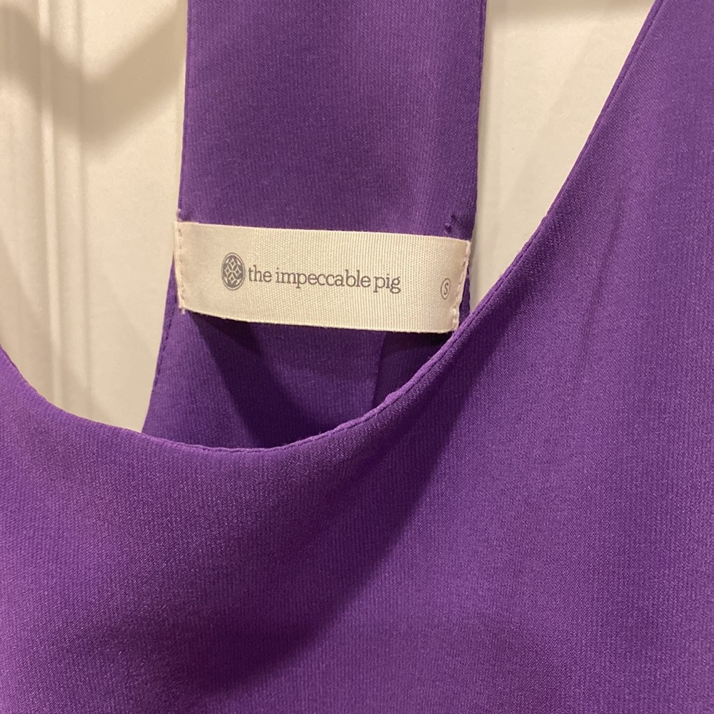 Purple Ruffle Top - Picture 2 of 4